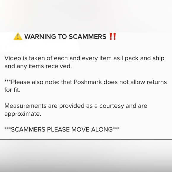 ⚠️🛑WARNING TO SCAMMERS🛑⚠️ - Picture 2 of 3